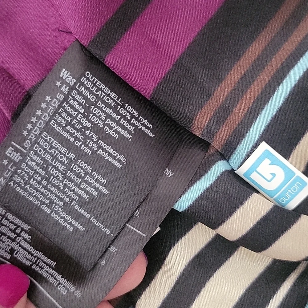 Burton Dry Ride Light Blue‎ Hooded Snowboard Vest Medium